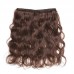 #4 Chocolate Brown Body Wave Brazilian Human Hair Bundles